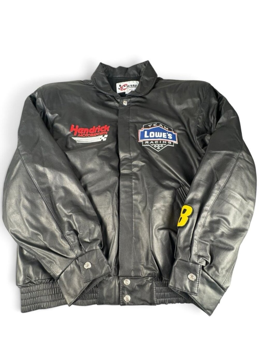 Jimmie Johnson #48 Lowe’s NASCAR JH Design Leather Jacket Hendrick USA Large